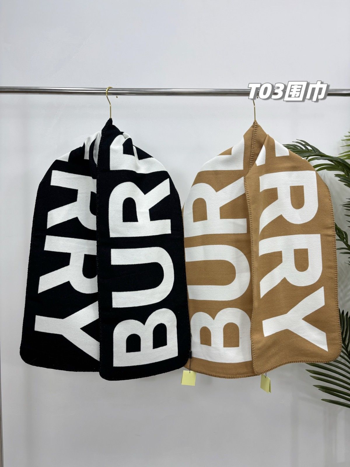 バーバリー マフラー 高品質 メンズ レディース 大きいロゴ A31734