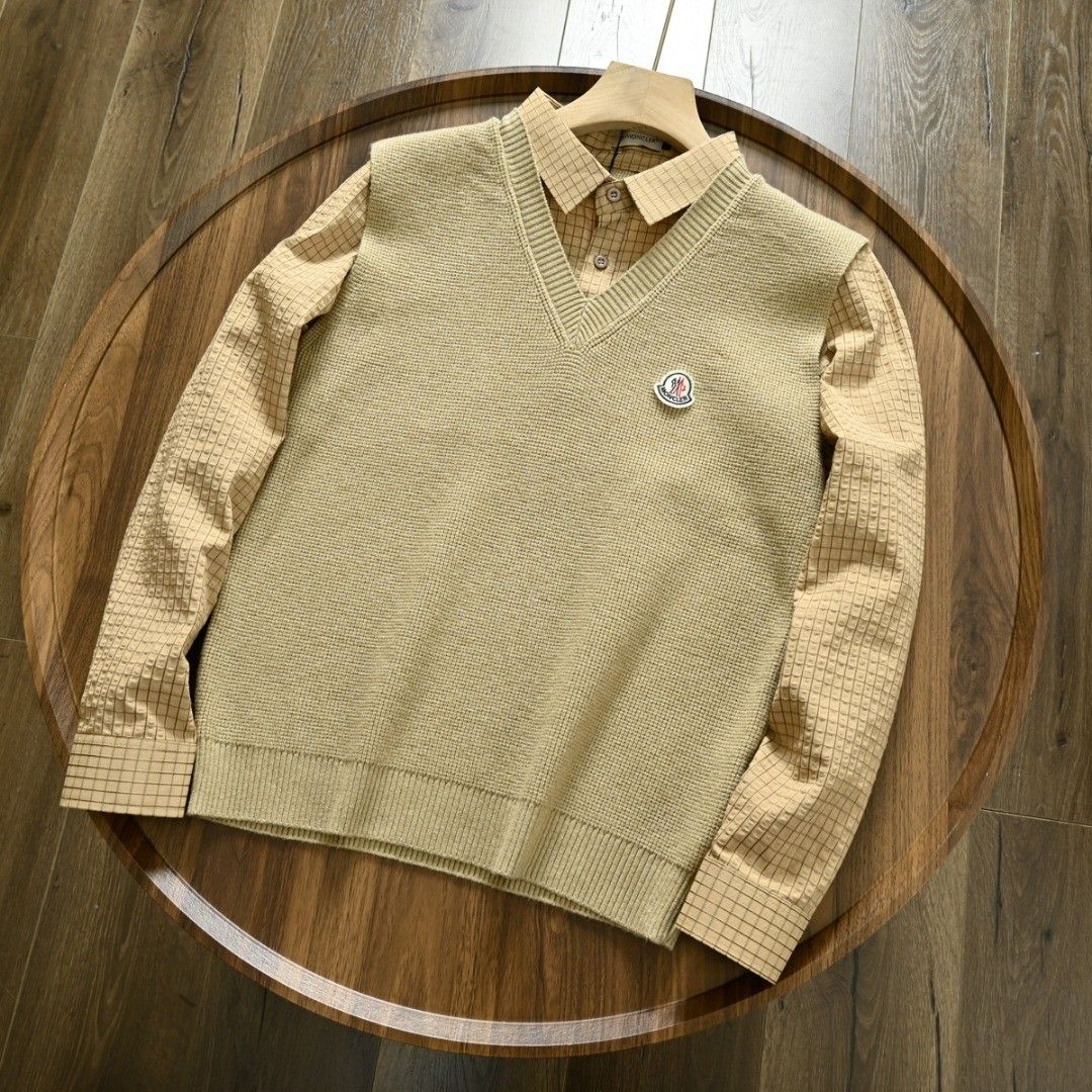 モンクレール 詰め合わせベスト シャツ メンズ シンプルデザイン A31707