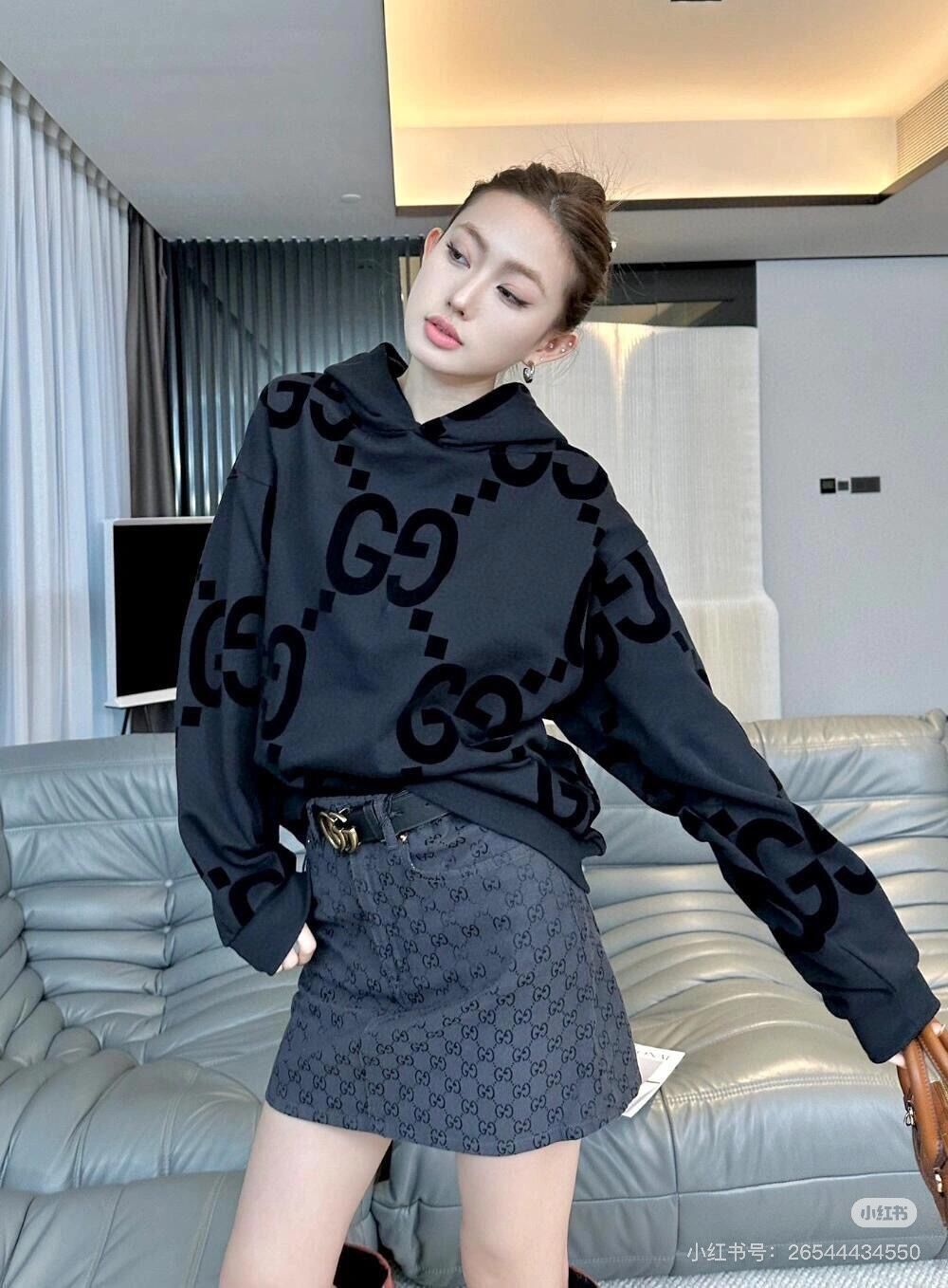 グッチ スウェットシャツ トレーナー 秋冬 ゆったり A31743