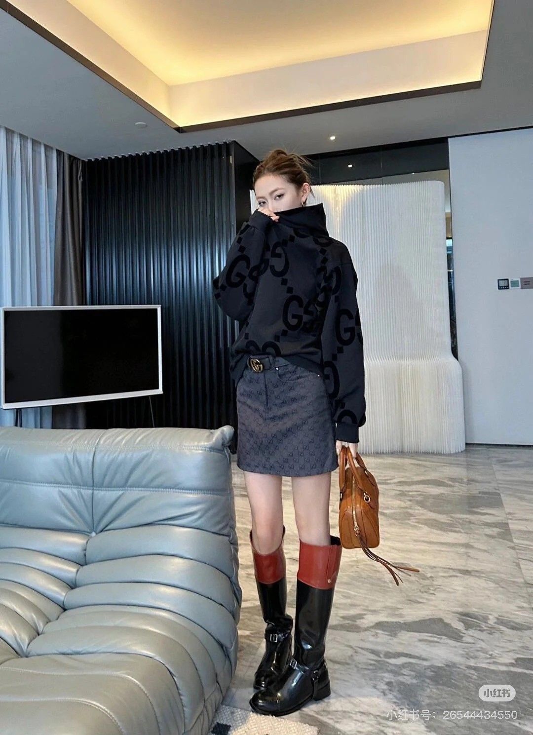 グッチ スウェットシャツ トレーナー 秋冬 ゆったり A31743