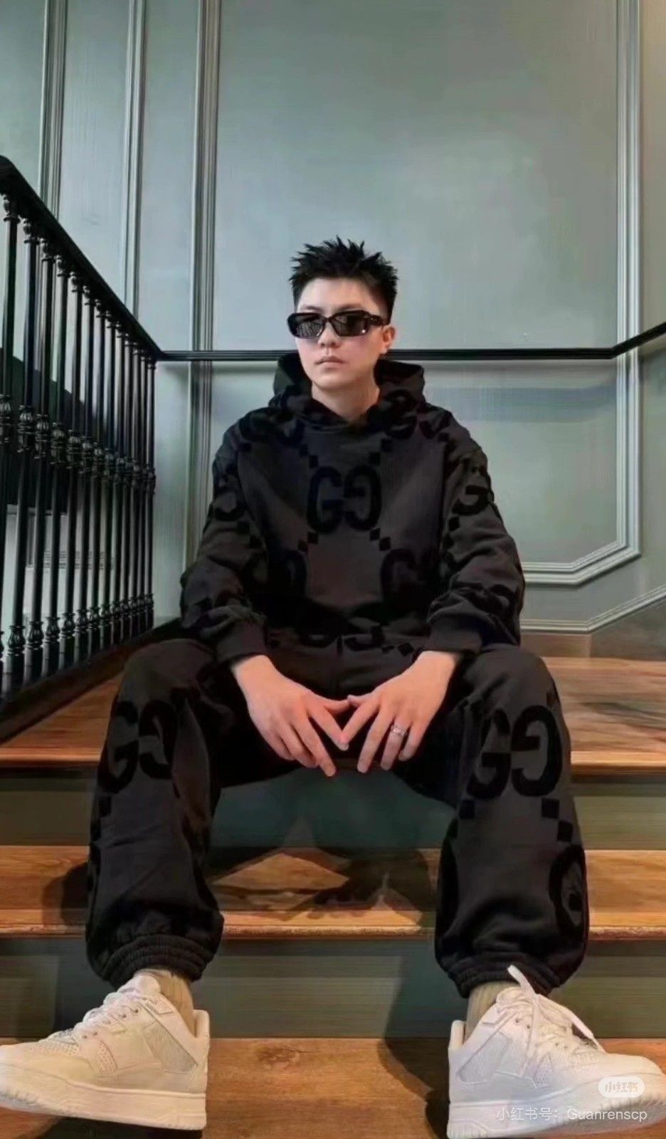 グッチ スウェットパンツ カジュアル 秋冬 ゆったり A31744