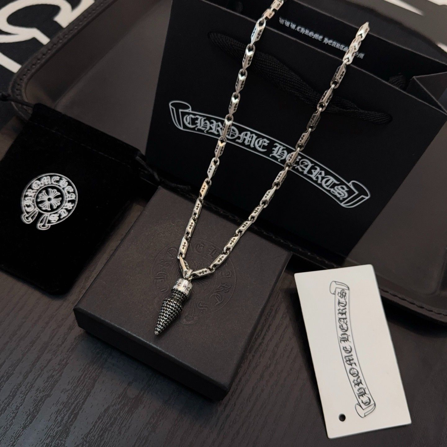 クロムハーツ ネックレス カップル カッコイイ 高品質 A31782