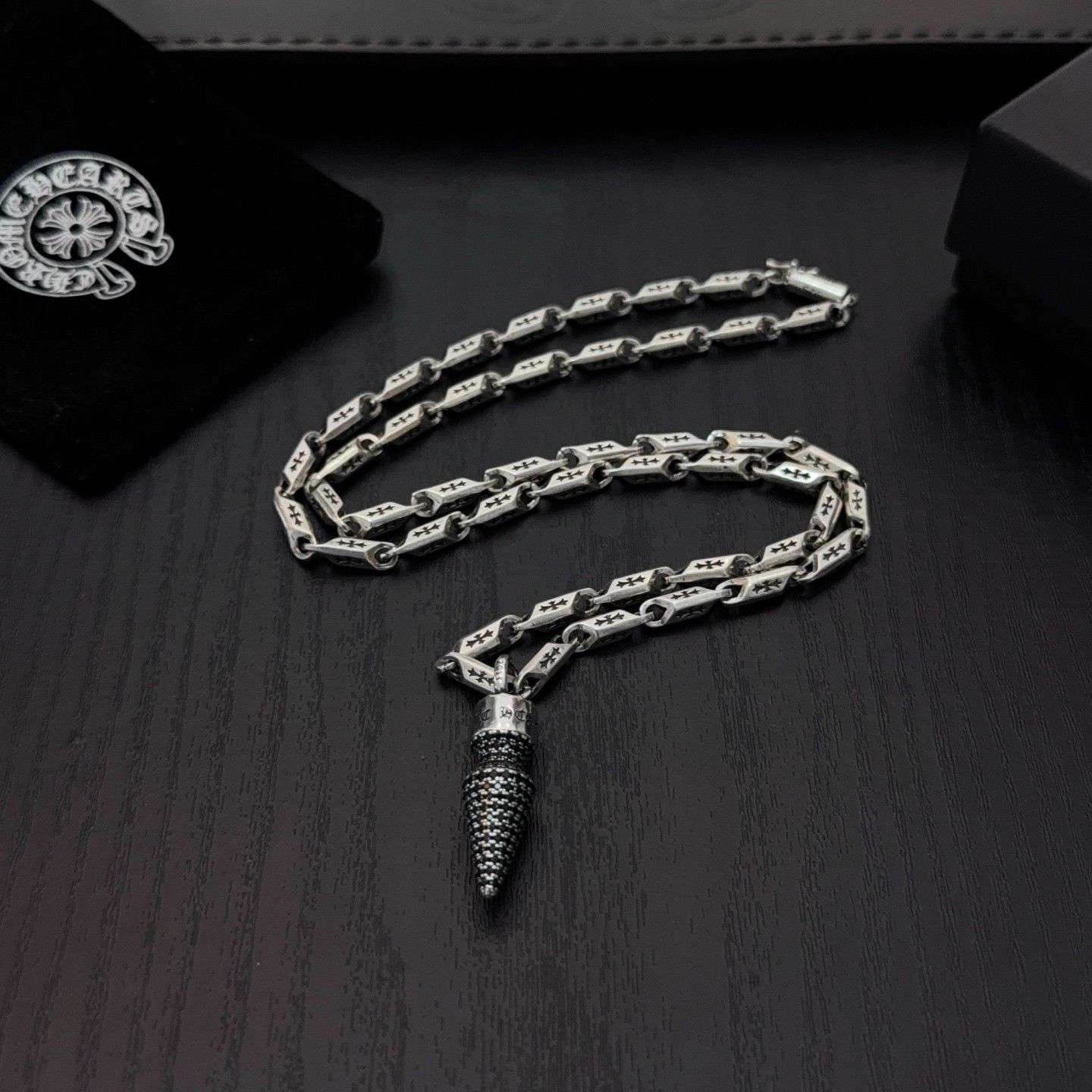 クロムハーツ ネックレス カップル カッコイイ 高品質 A31782