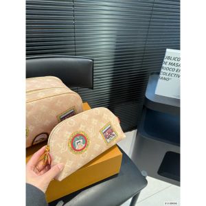 ルイヴィトン 化粧ポーチ ダブルジッパー ファッション 高品質 A31775