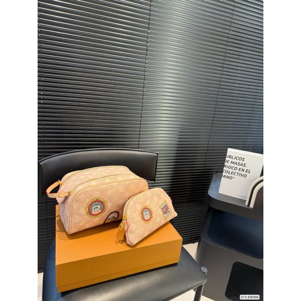 ルイヴィトン 化粧ポーチ ダブルジッパー ファッション 高品質 A31775