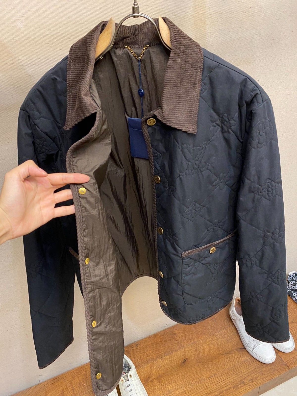 ルイヴィトン Tyler ジャケット 刺繍モノグラム A31766