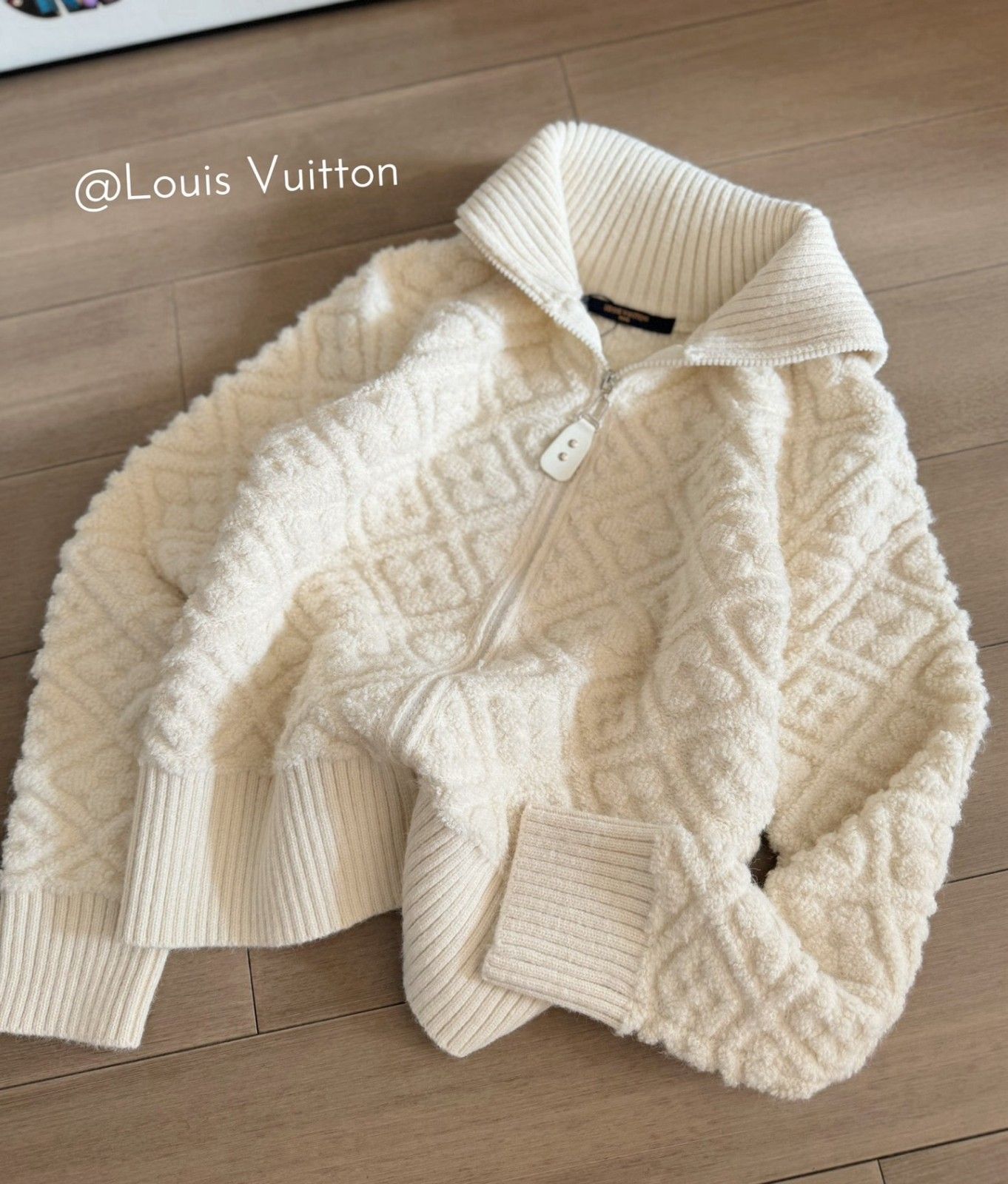 ルイヴィトン セーター ファスナー付きカーディガン A31762