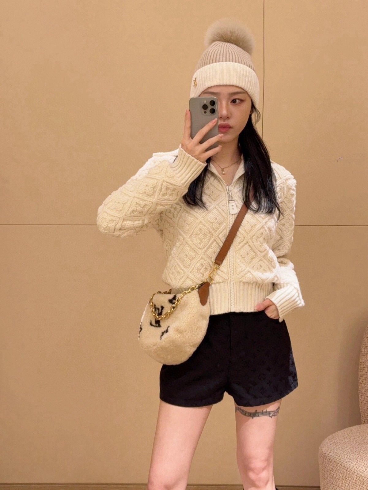 ルイヴィトン セーター ファスナー付きカーディガン A31762