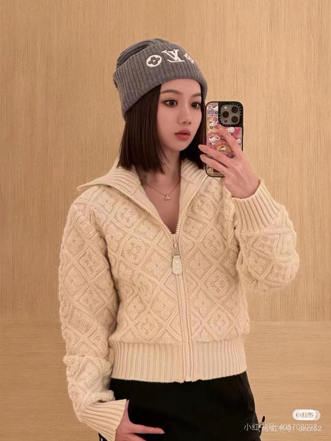 ルイヴィトン セーター ファスナー付きカーディガン A31762