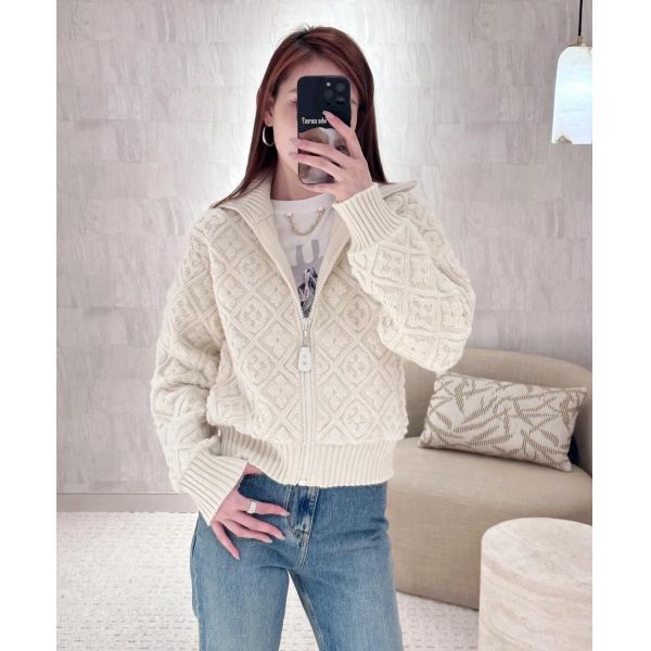 ルイヴィトン セーター ファスナー付きカーディガン A31762