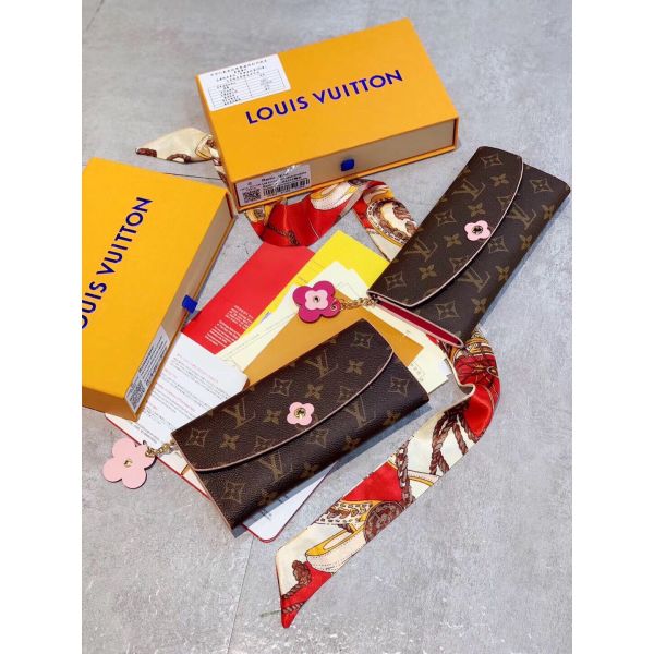 ルイヴィトン EMlLlE 長財布 可愛い A31749