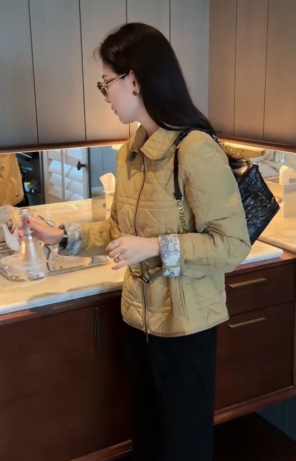 ディオール ジャケット 中綿入れ 可愛い A31760