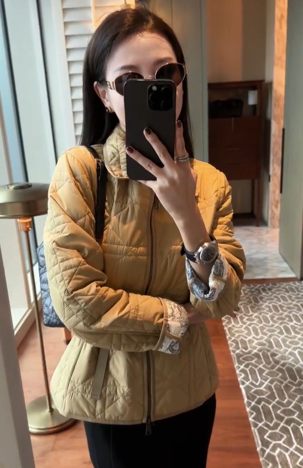 ディオール ジャケット 中綿入れ 可愛い A31760