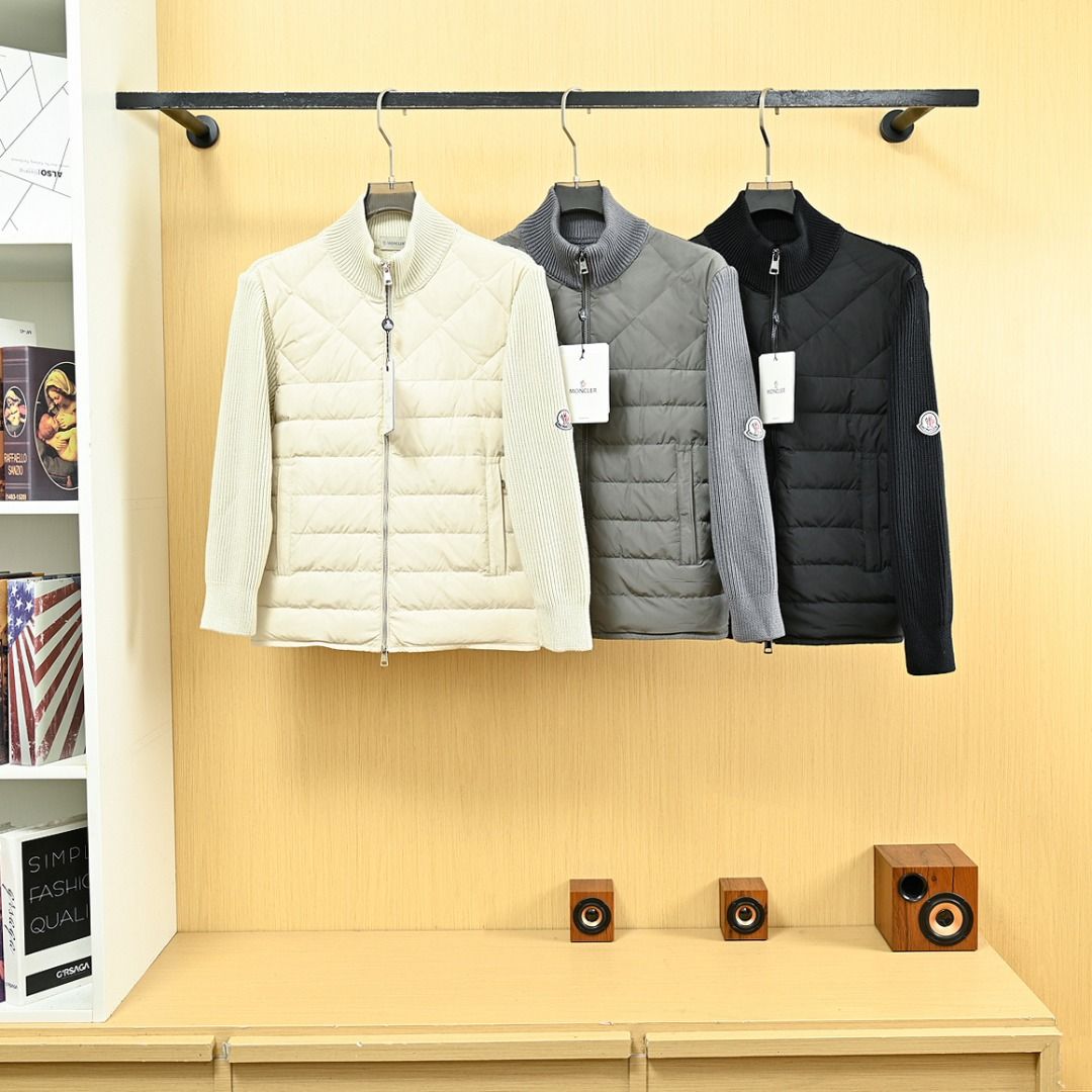 モンクレール ニット×ダウンブレンド ダウンジャケット A31764