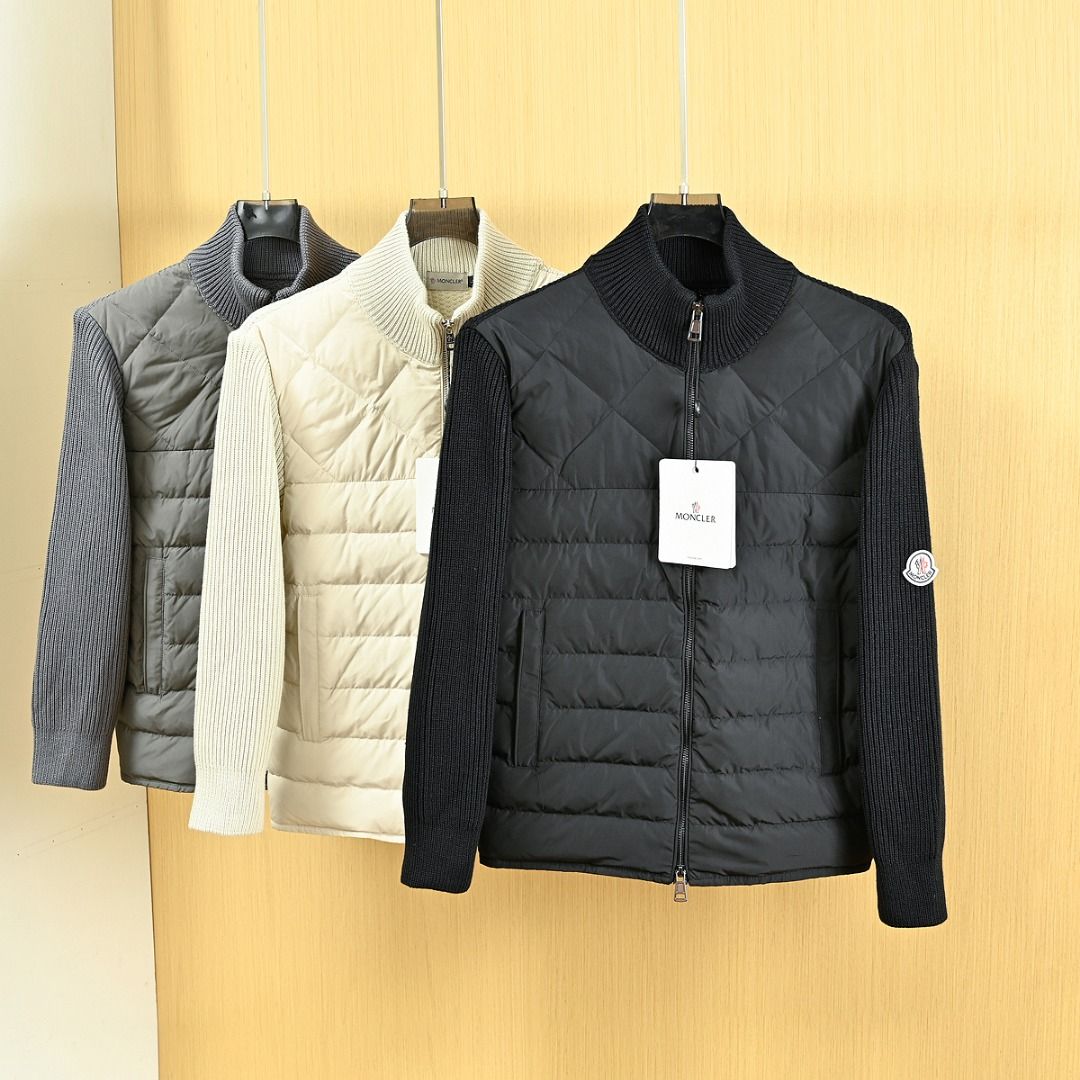モンクレール ニット×ダウンブレンド ダウンジャケット A31764