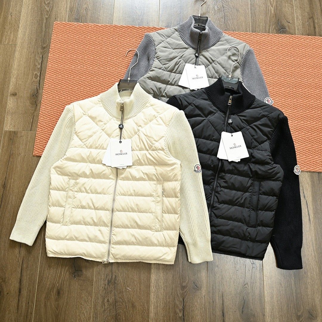 モンクレール ニット×ダウンブレンド ダウンジャケット A31764