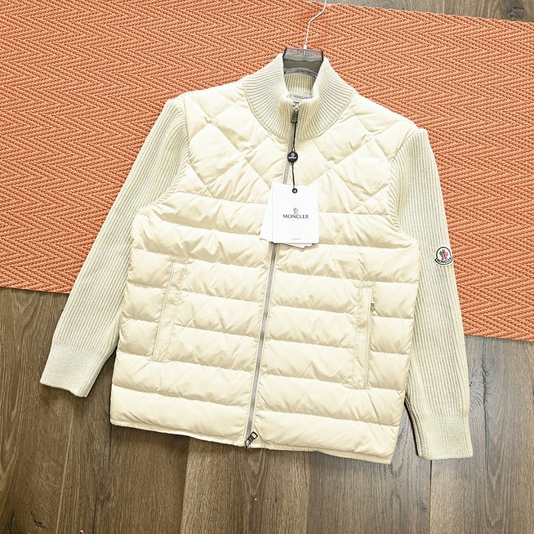 モンクレール ニット×ダウンブレンド ダウンジャケット A31764
