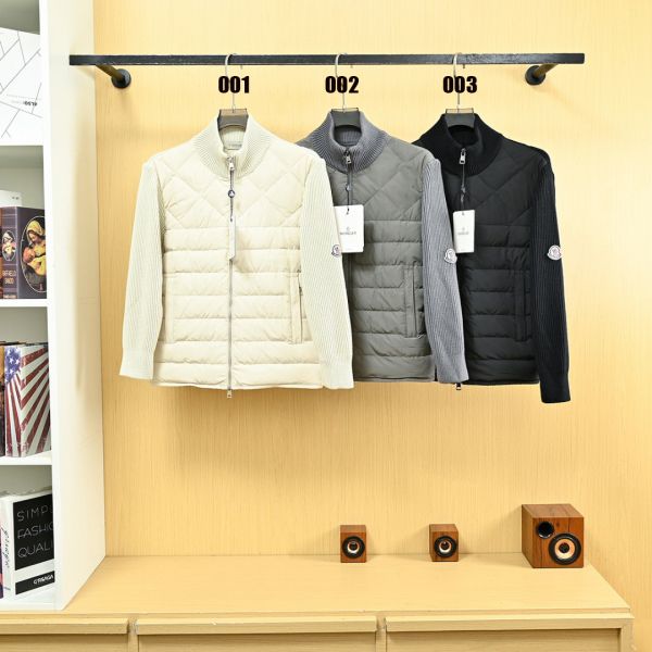 モンクレール ニット×ダウンブレンド ダウンジャケット A31764