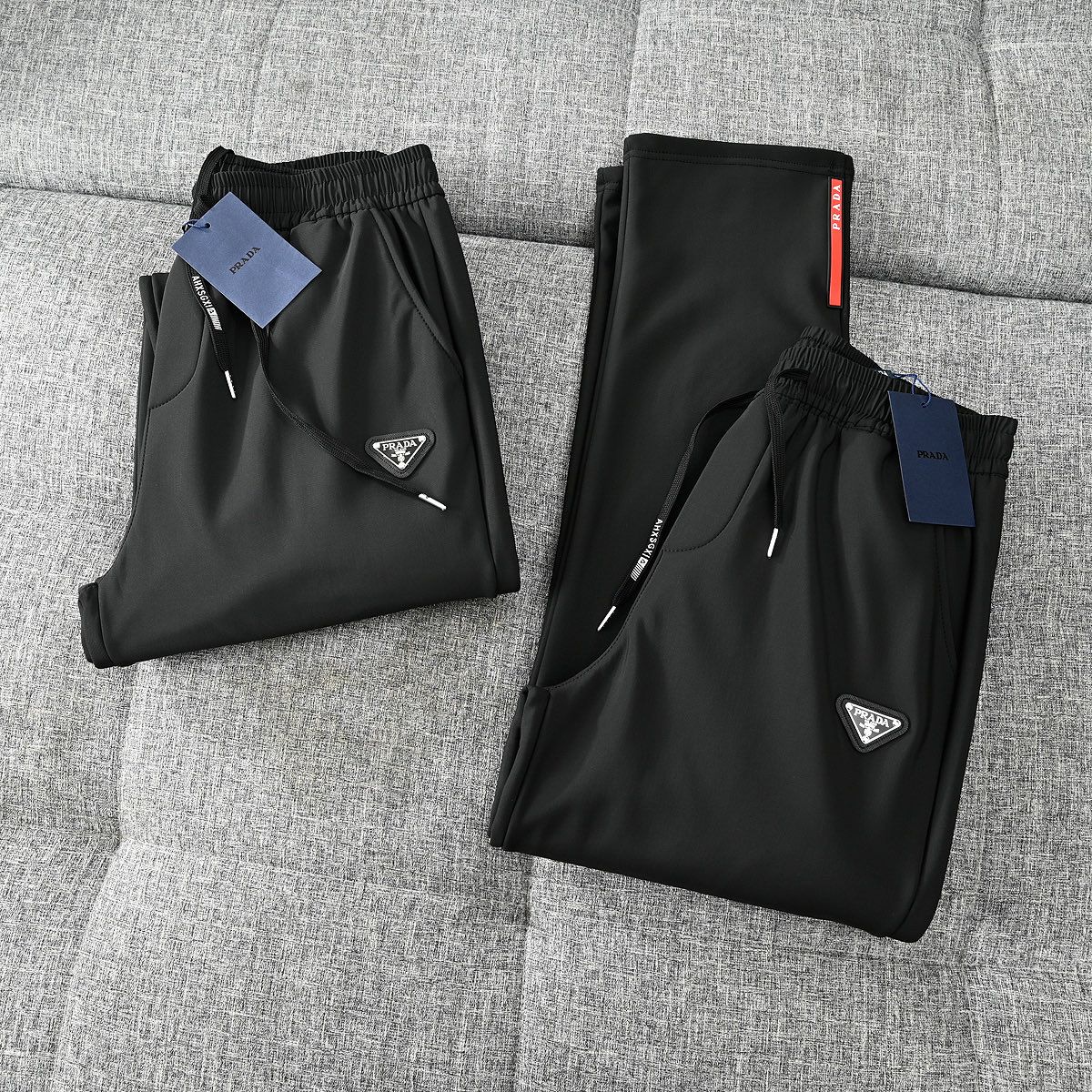 プラダ メンズ ボア裏起毛 カジュアルパンツ A31759