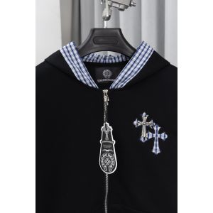 クロムハーツ ジャケット 裏起毛 パーカー 高品質 A31800