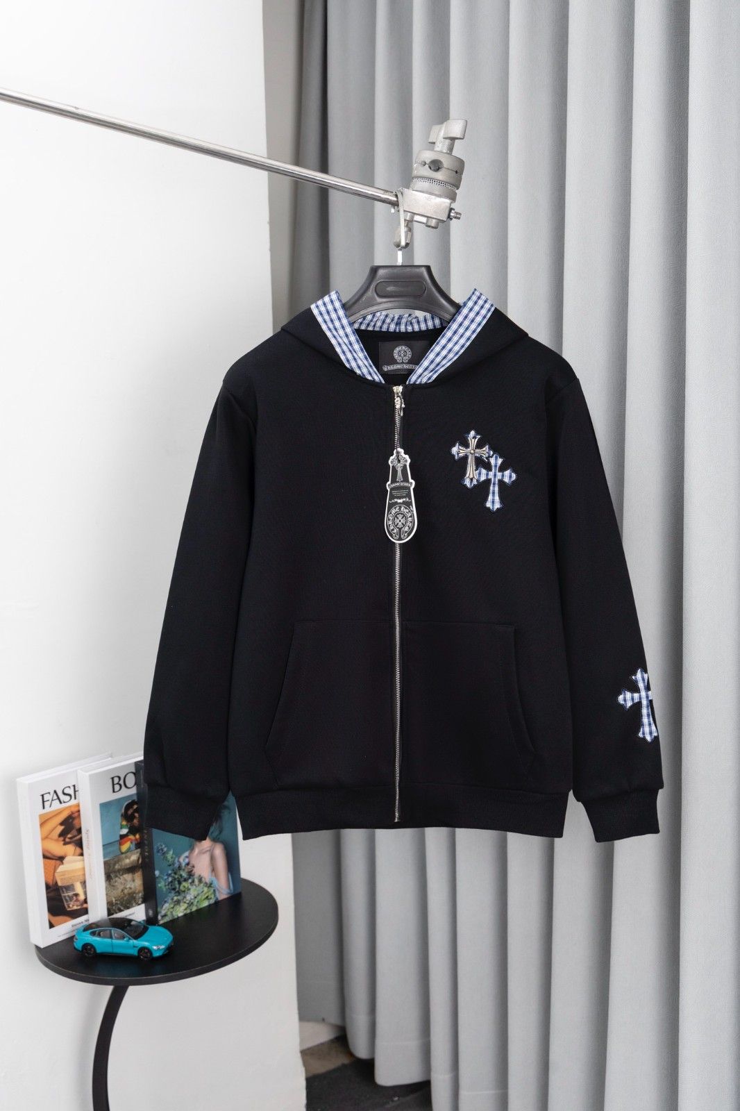 クロムハーツ ジャケット 裏起毛 パーカー 高品質 A31800