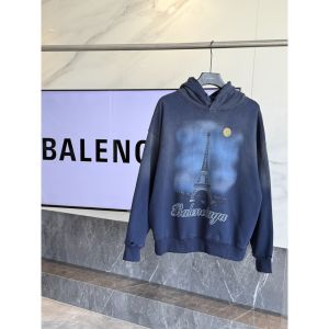 バレンシアガ パーカー フード付き プリント 高品質 A31797