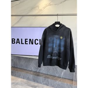 バレンシアガ パーカー フード付き プリント 高品質 A31797