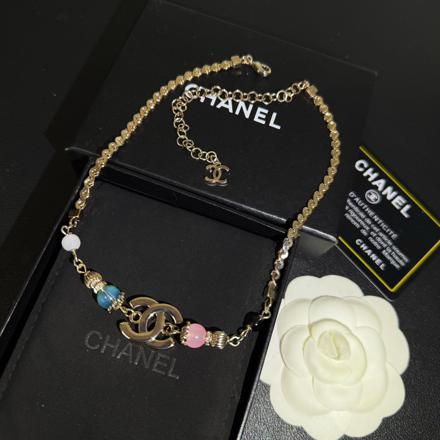 シャネル ネックレス choker ショット オシャレ A31793