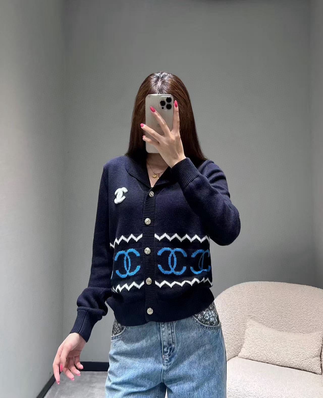 シャネル カーディガン レディース 可愛い A31789