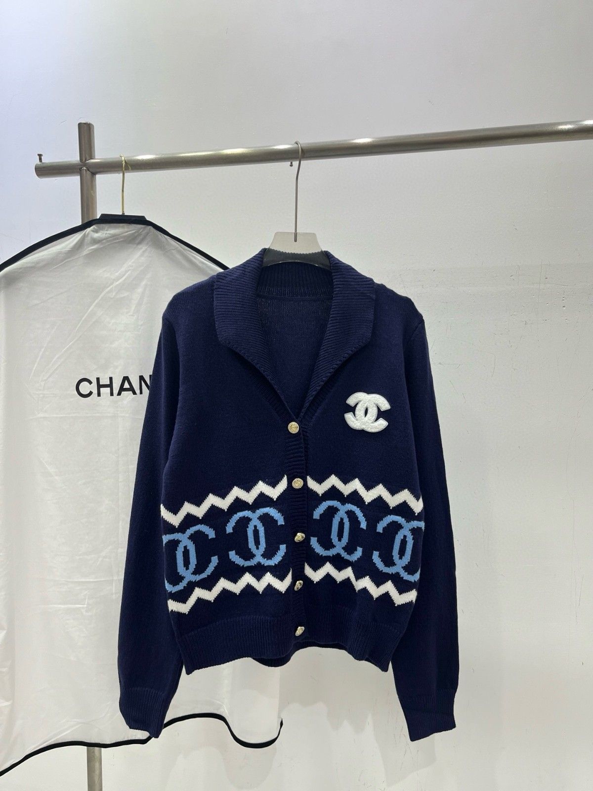 シャネル カーディガン レディース 可愛い A31789