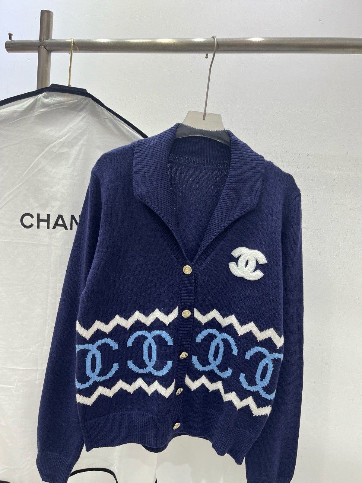 シャネル カーディガン レディース 可愛い A31789
