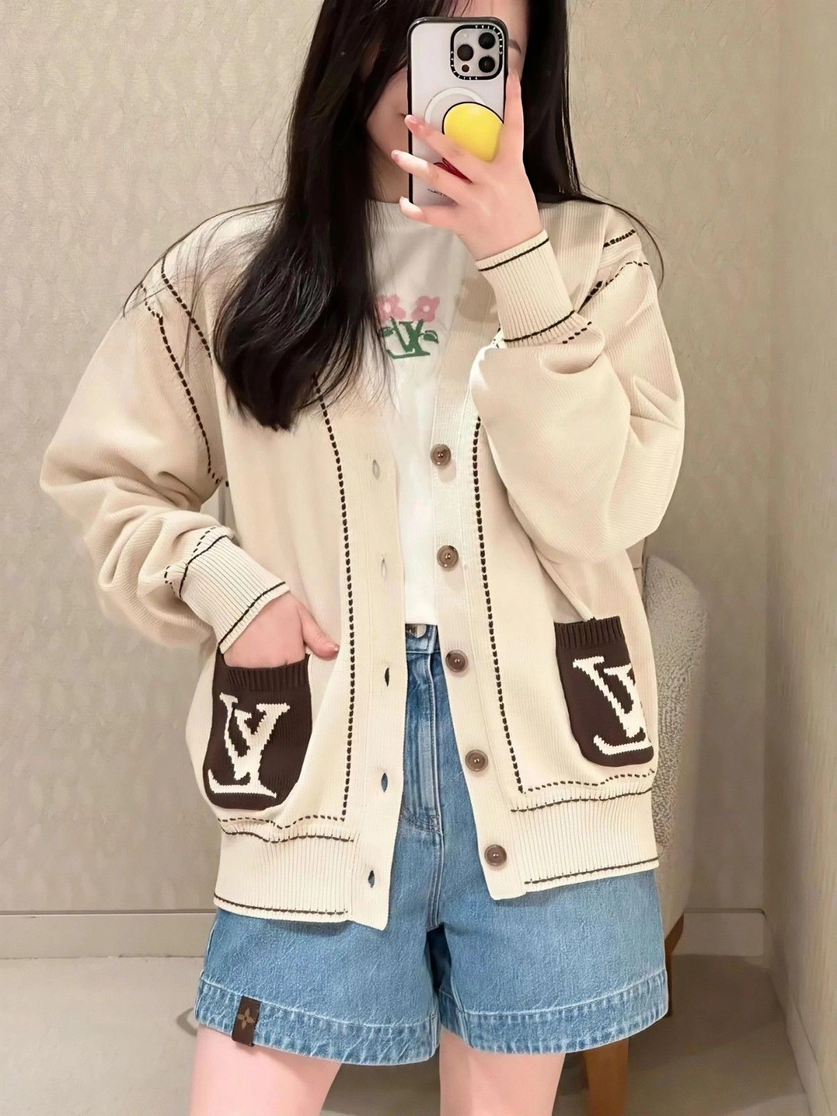 ルイヴィトン ニットカーディガンセーター オシャレ A31812