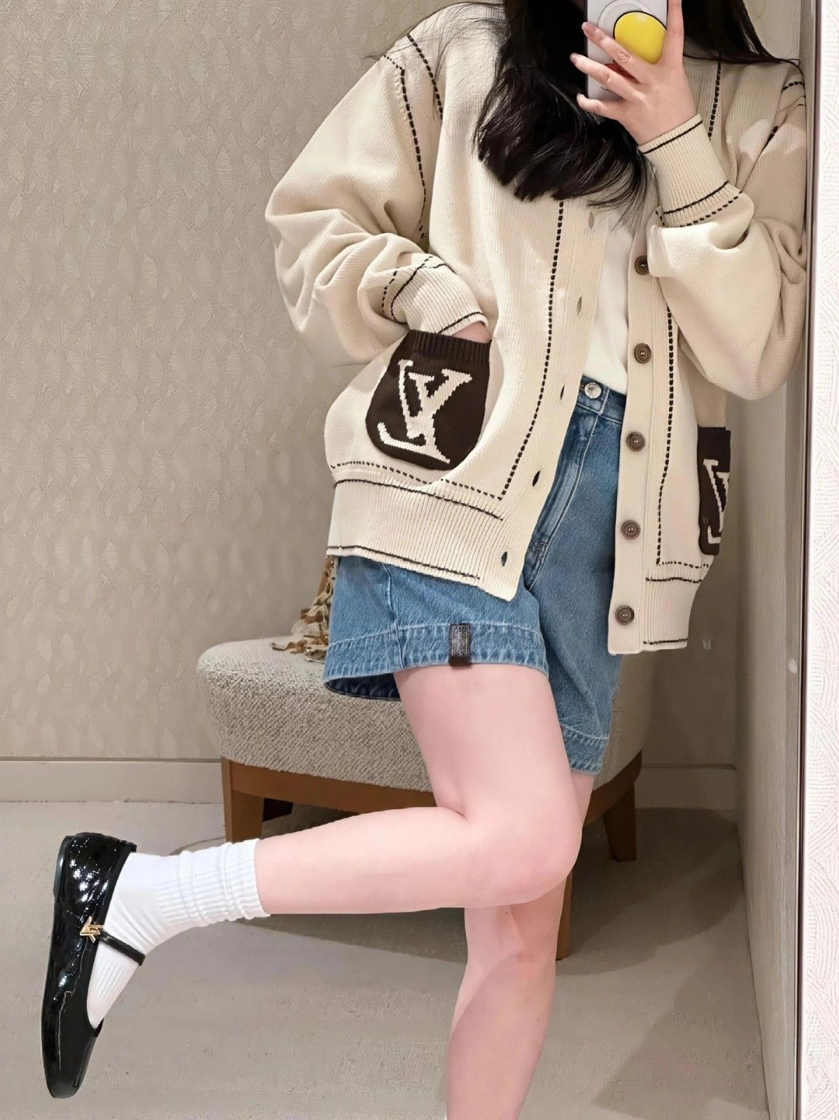 ルイヴィトン ニットカーディガンセーター オシャレ A31812