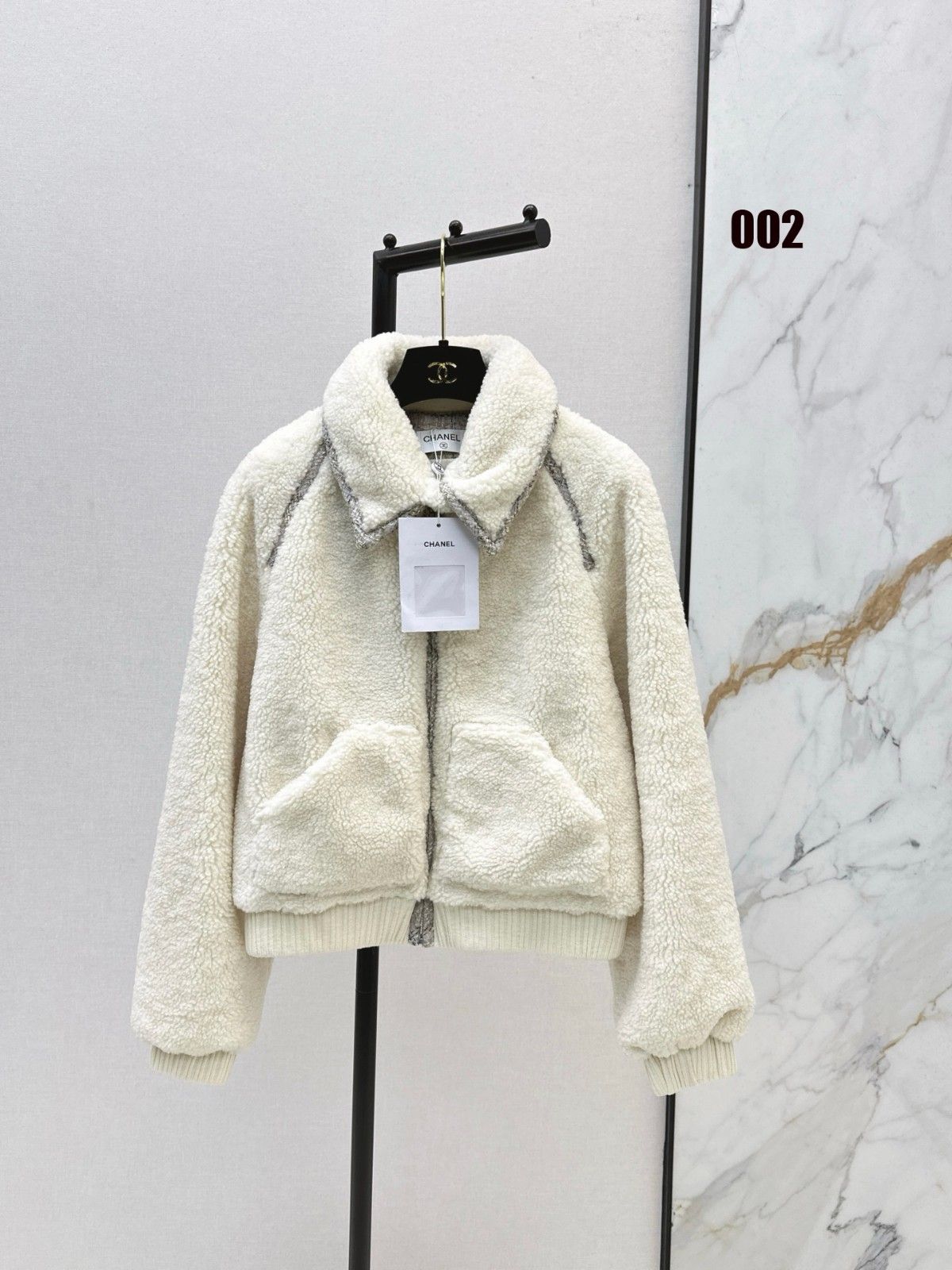 シャネル ボアジャケット レディース 暖かい A31819