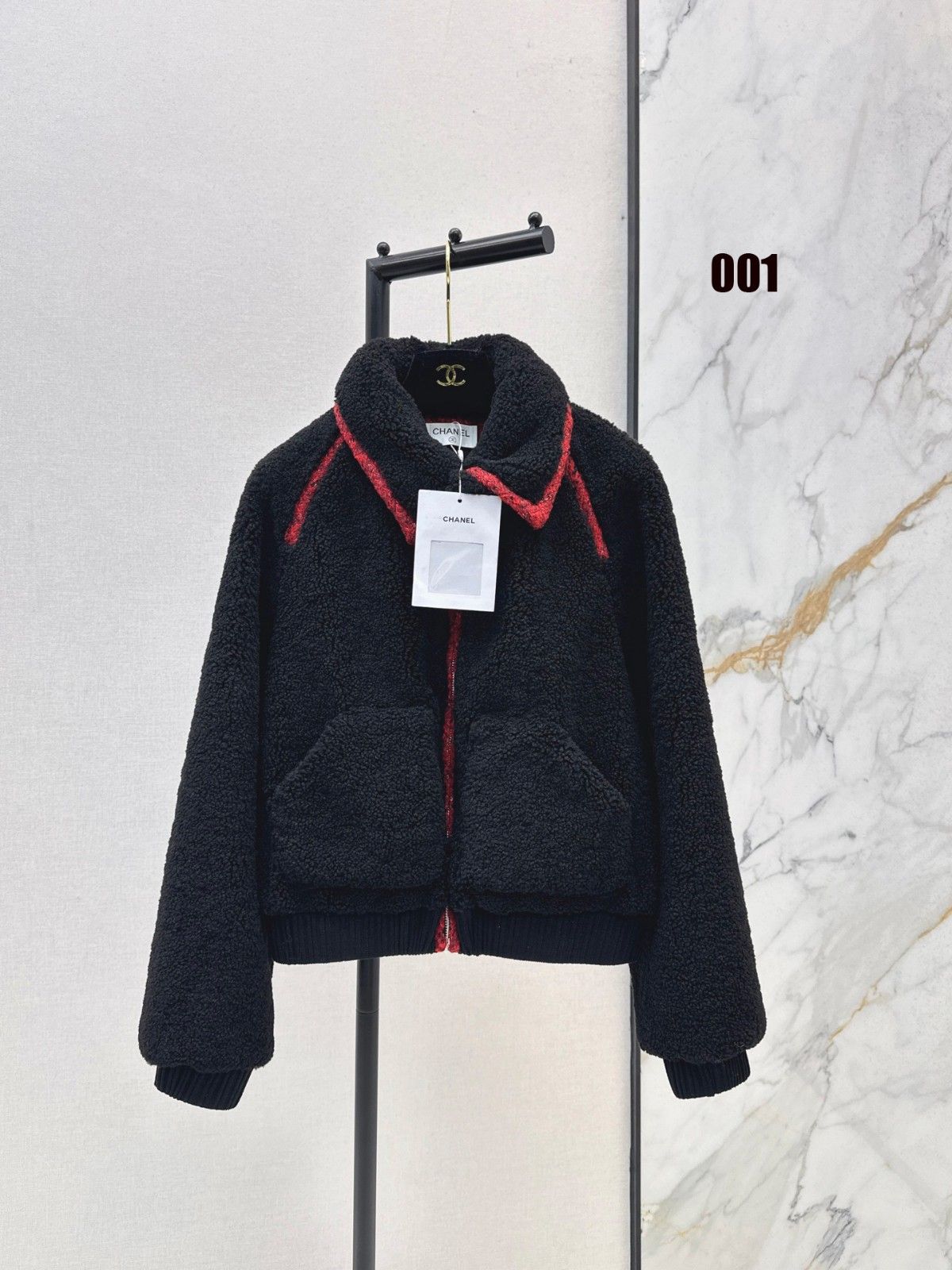 シャネル ボアジャケット レディース 暖かい A31819