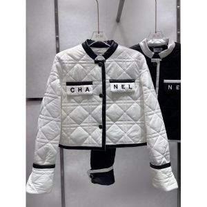 シャネル チェックの綿入りジャケット A31817