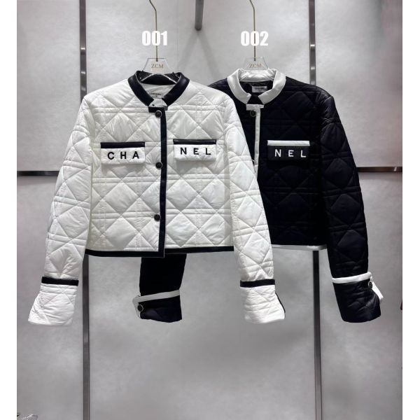 シャネル チェックの綿入りジャケット A31817