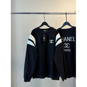 シャネル トレーナー 刺繍 裏起毛 暖かい ゆったり A31807