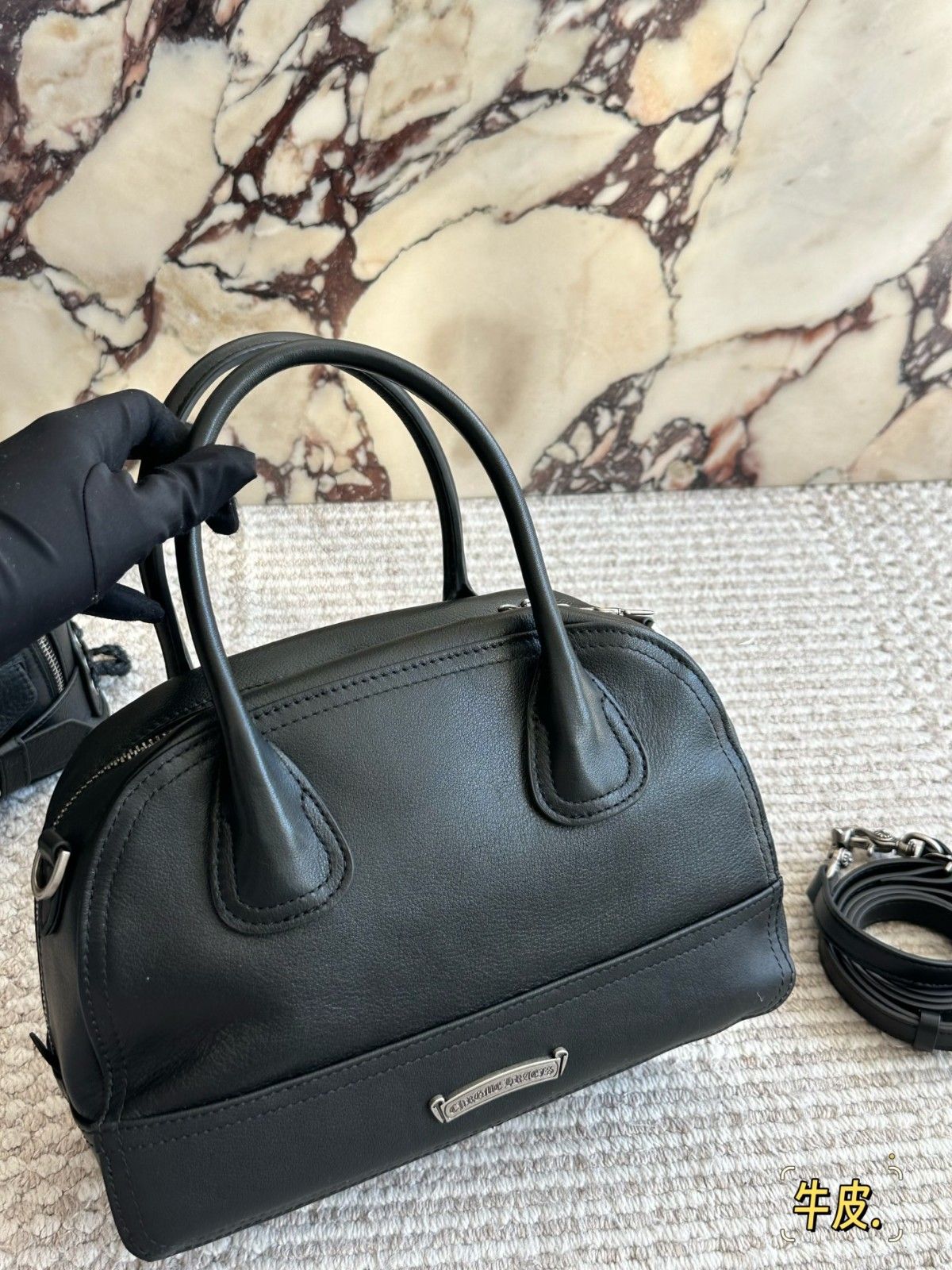 クロムハーツ ハンドバッグ 本革 高品質 カッコイイ A31820