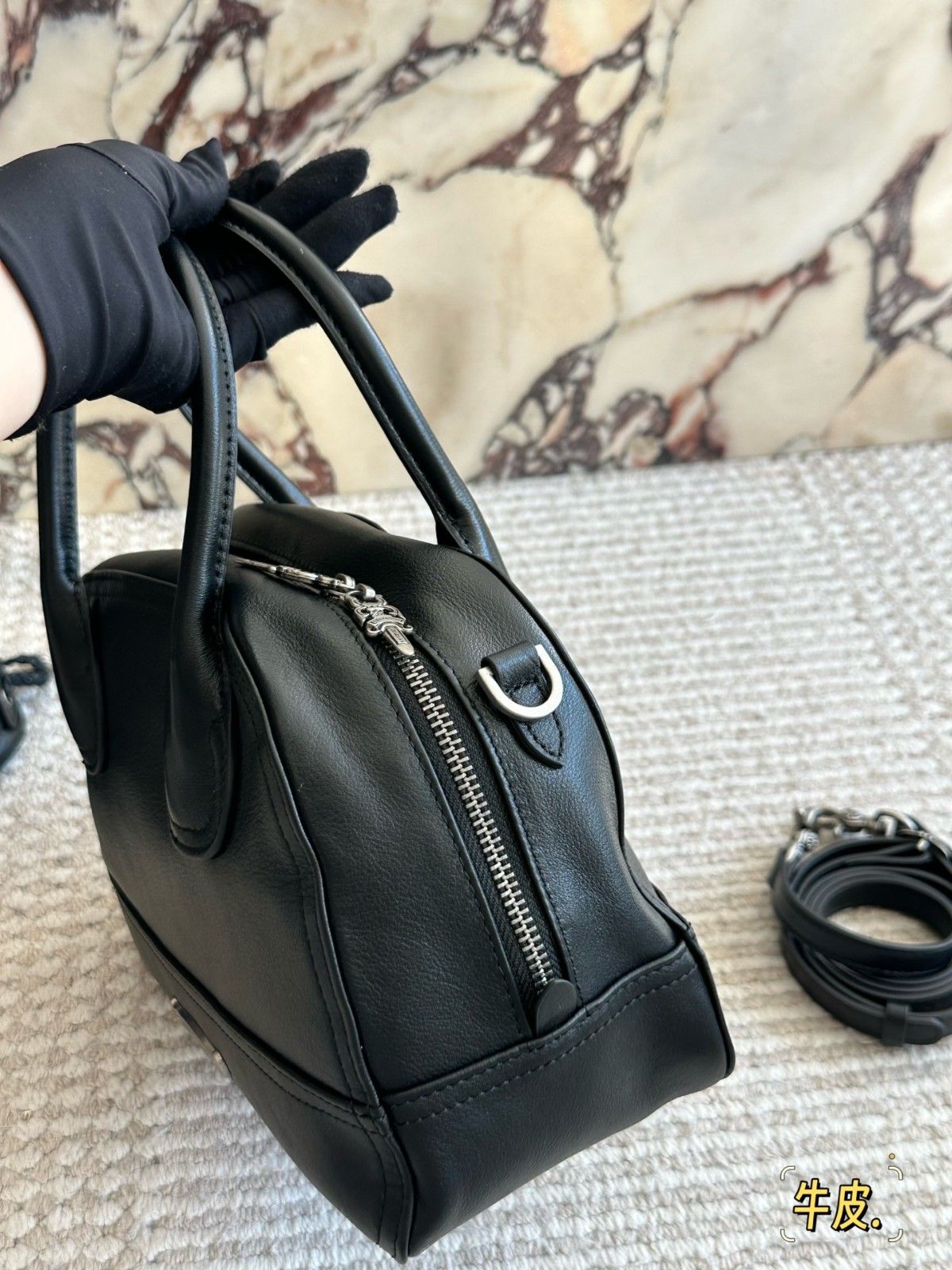 クロムハーツ ハンドバッグ 本革 高品質 カッコイイ A31820