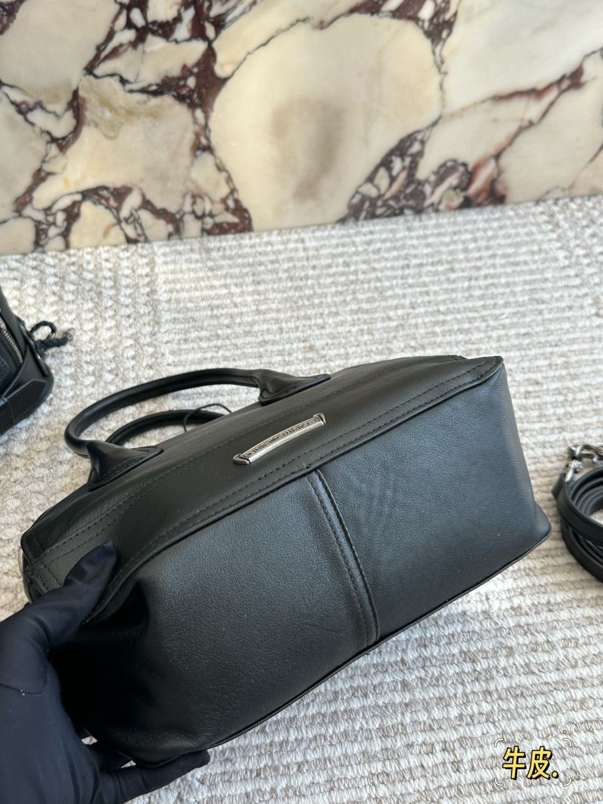 クロムハーツ ハンドバッグ 本革 高品質 カッコイイ A31820