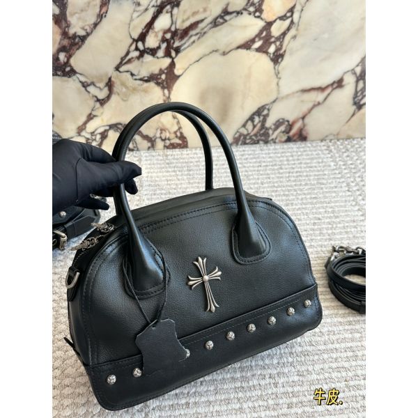 クロムハーツ ハンドバッグ 本革 高品質 カッコイイ A31820