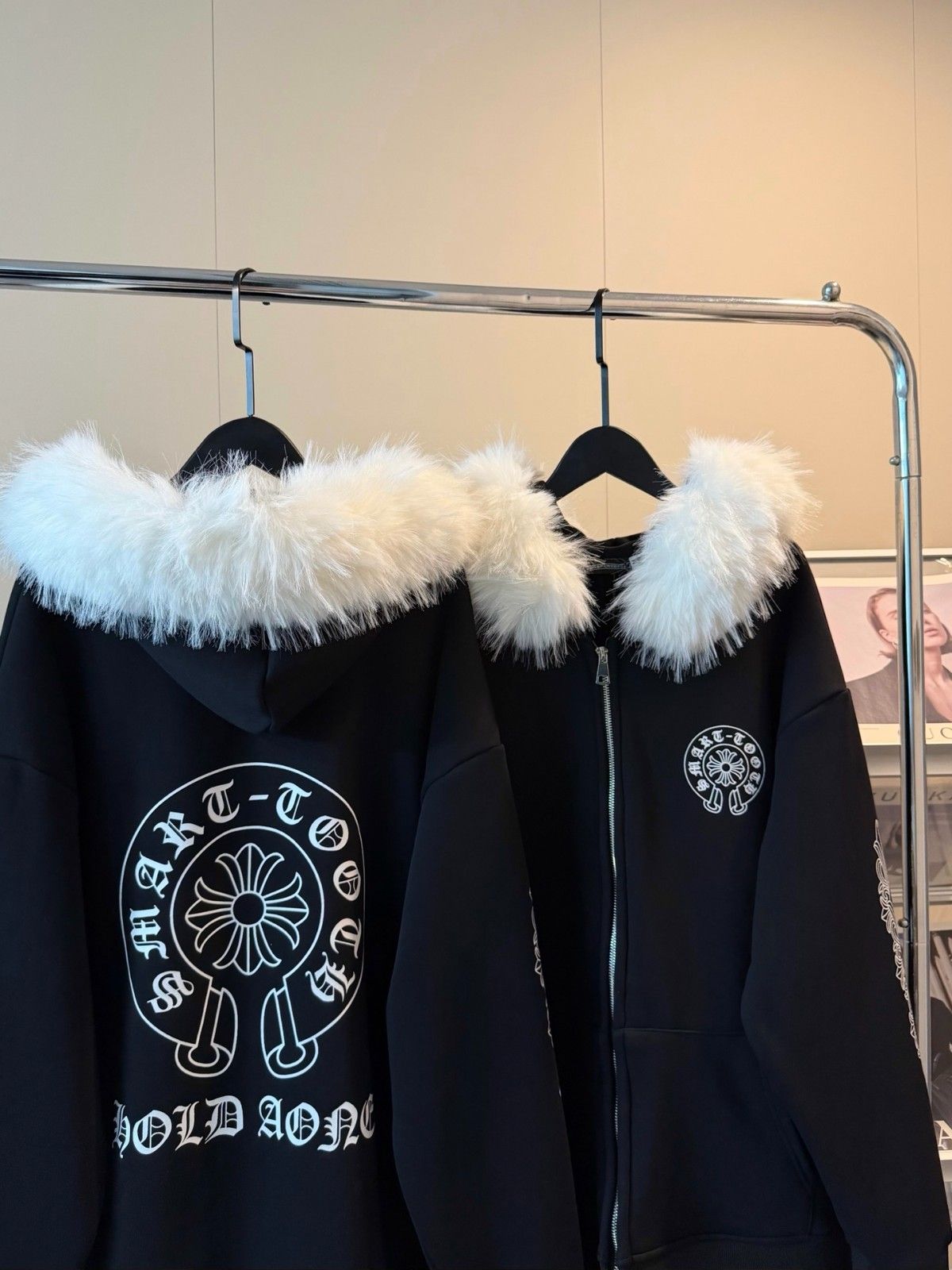 クロムハーツ ジャケット 裏起毛 もこもこ オーバーサイズ A31806