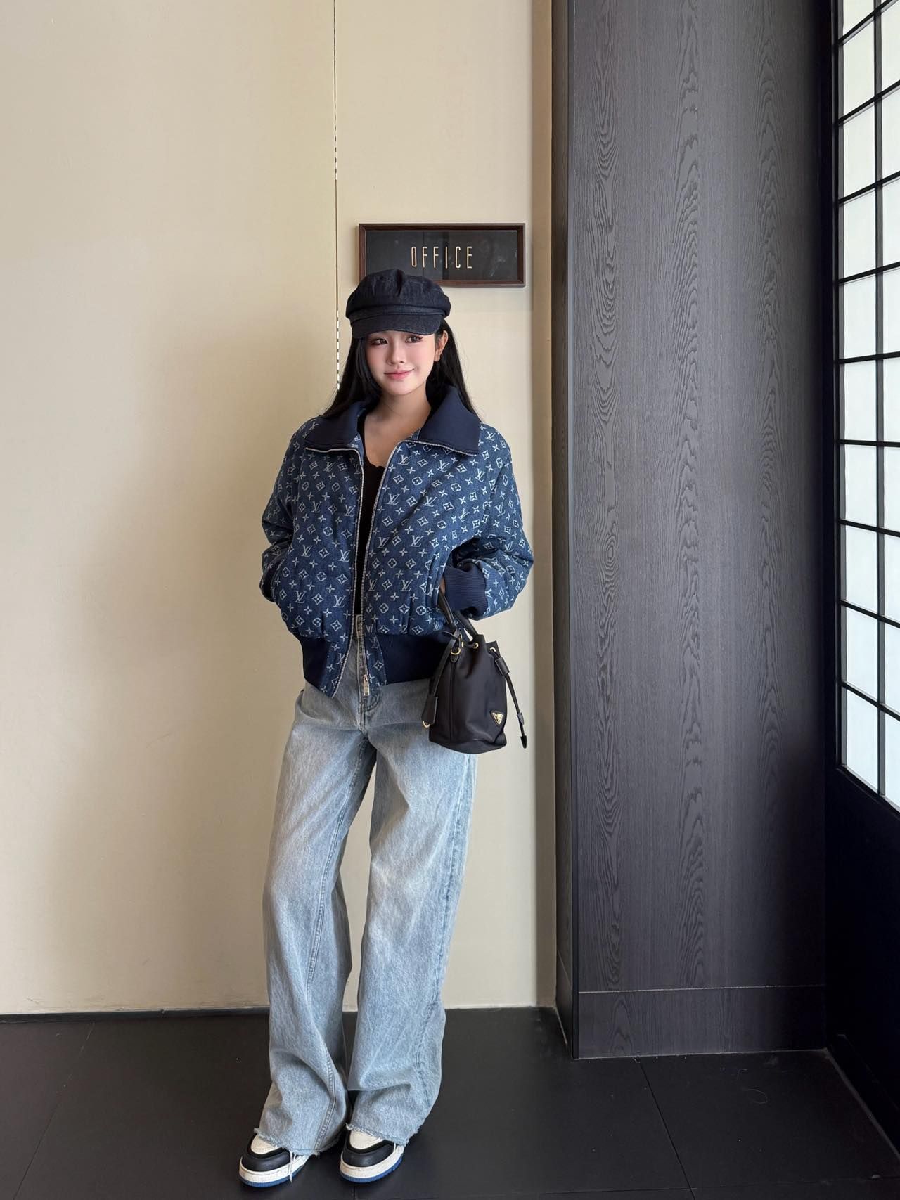 ルイヴィトン 綿入りジャケット レディース向け カジュアル A31834