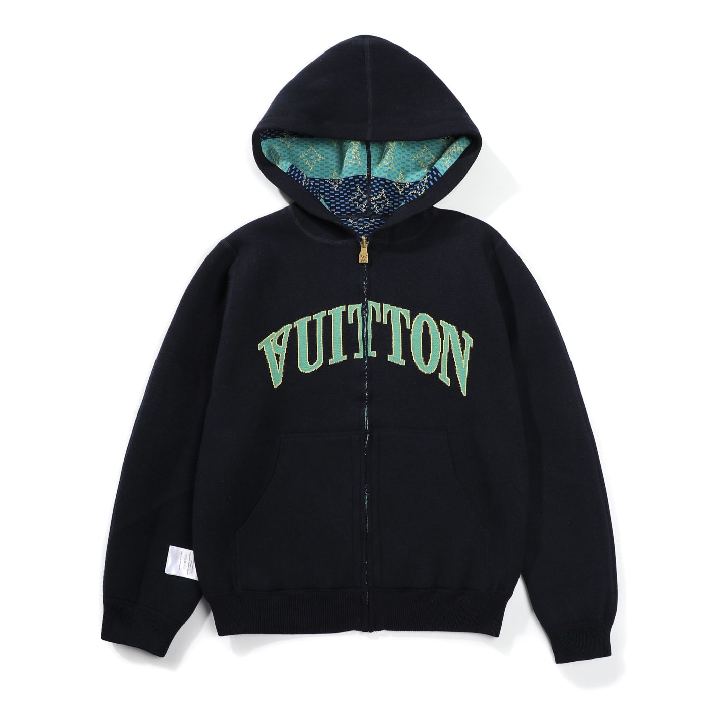 ルイヴィトン 両面全面ジャカードプリント パーカー ニット 高品質 A31852