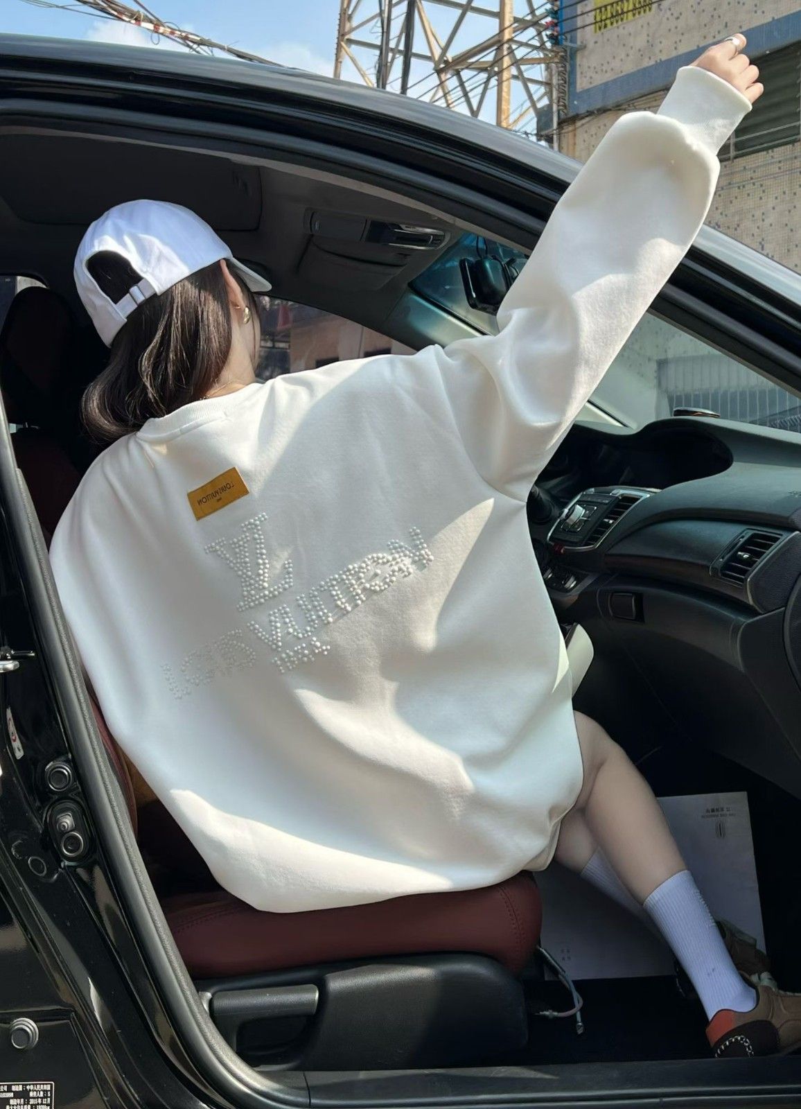 ルイヴィトン トレーナー スウェットシャツ 裏起毛 A31851