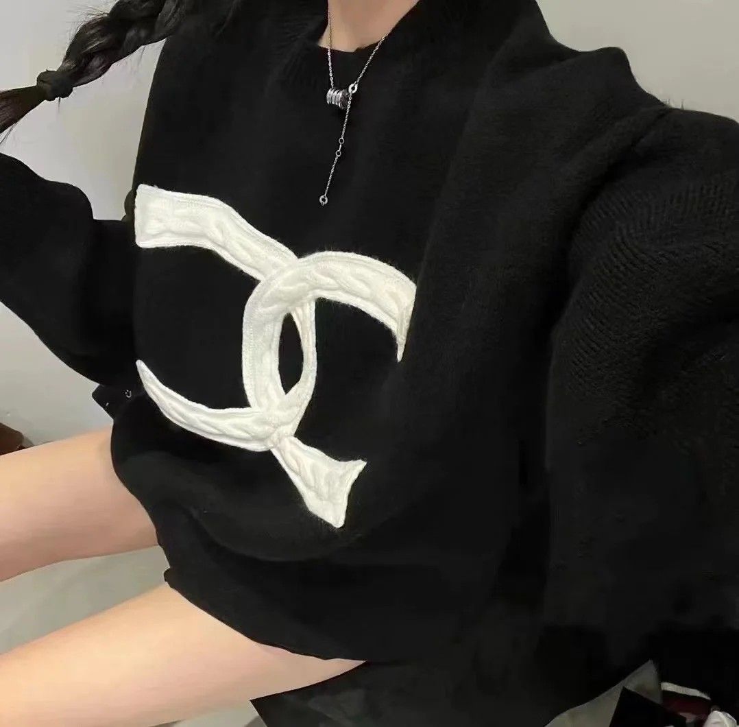 シャネル セーター 厚手 ゆったり A31849