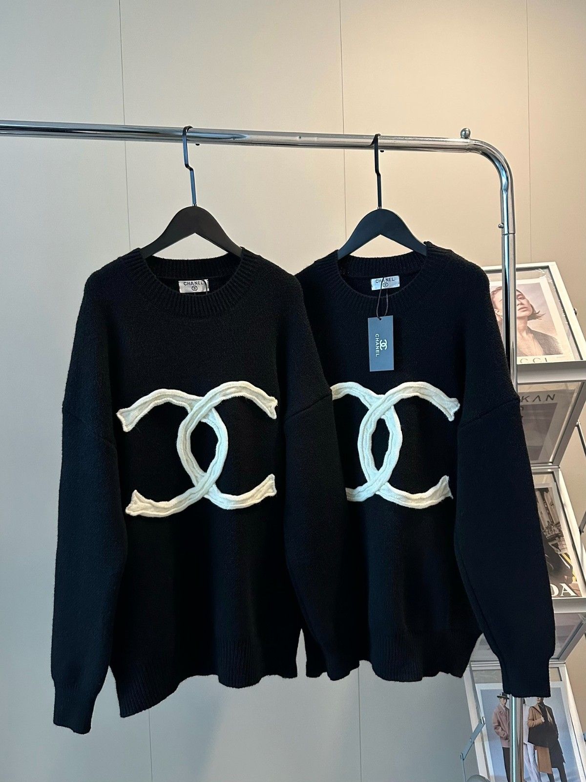 シャネル セーター 厚手 ゆったり A31849