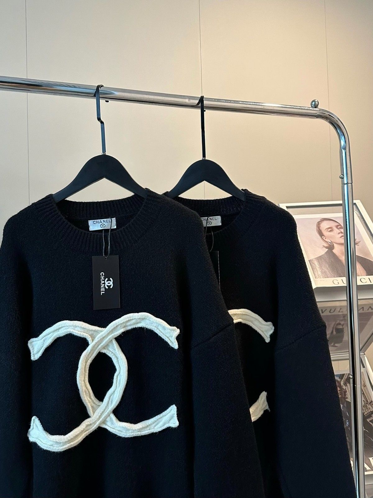シャネル セーター 厚手 ゆったり A31849