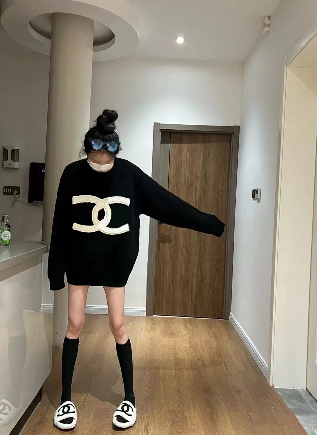 シャネル セーター 厚手 ゆったり A31849